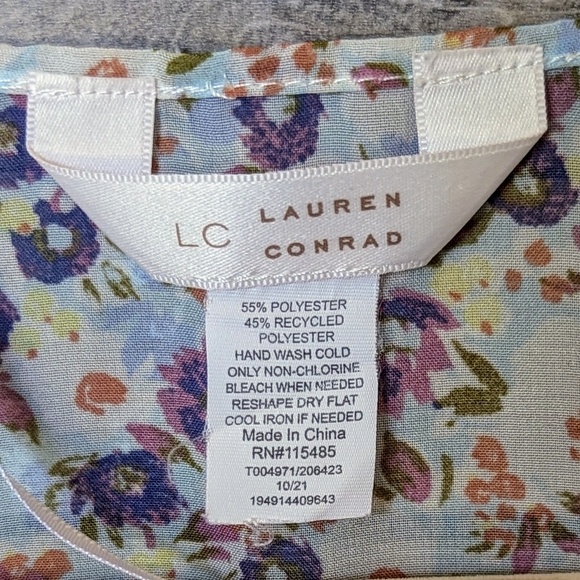 LC Lauren Conrad Bat Wing Kimono With Tie - Picture 7 of 12
